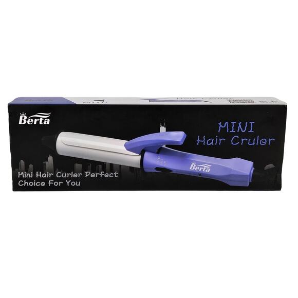 BERTHA PROFESSIONAL MINI CERAMIC HAIR CRULER CURLER PURPLE - Picture 1 of 9